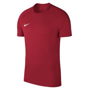 Nike Academy 18 Short Sleeve Top (m) University Red-Gym Red-White