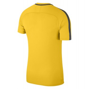 Nike Academy 18 Short Sleeve Top (m) Tour Yellow-Anthracite-Black