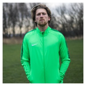 Nike Academy 18 Tracksuit Jacket (m) Lt Green Spark-Pine Green-White