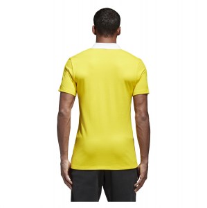 Adidas Condivo 18 Cotton Polo Yellow-White