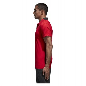 Adidas Condivo 18 Cotton Polo Power Red-Black-White