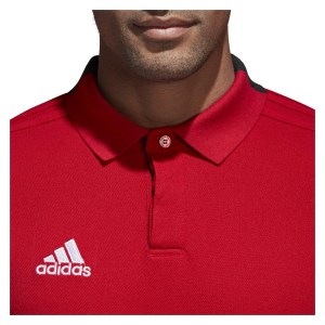 Adidas Condivo 18 Cotton Polo Power Red-Black-White