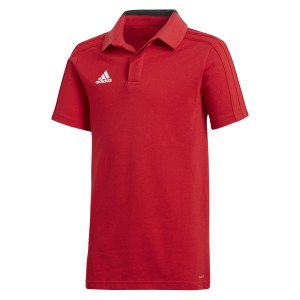 Adidas Condivo 18 Cotton Polo Power Red-Black-White