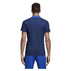 Adidas Condivo 18 Cotton Polo Dark Blue-White