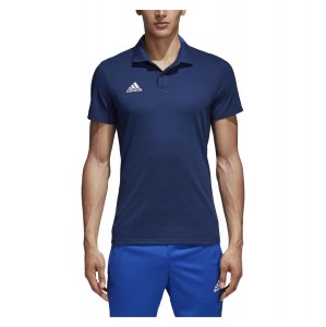 Adidas Condivo 18 Cotton Polo Dark Blue-White