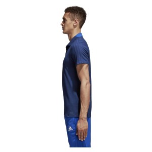 Adidas Condivo 18 Cotton Polo Dark Blue-White