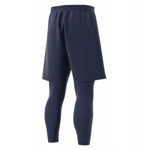 Adidas Condivo 18 2 In 1 Shorts Dark Blue-White