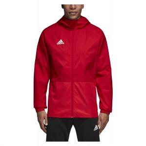 Adidas Condivo 18 Rain Jacket Power Red-White