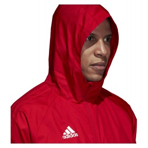 Adidas Condivo 18 Rain Jacket Power Red-White