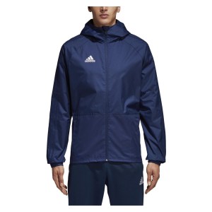 Adidas Condivo 18 Rain Jacket Dark Blue-White