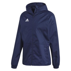Adidas Condivo 18 Rain Jacket Dark Blue-White