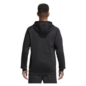 Adidas Core 18 Hoodie Black-White