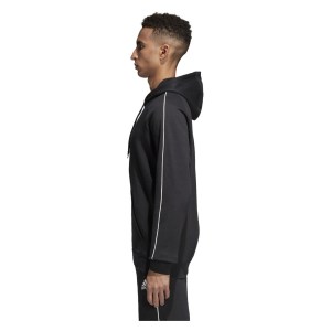 Adidas Core 18 Hoodie Black-White