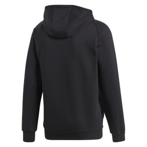 Adidas Core 18 Hoodie Black-White