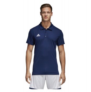 Adidas Core 18 Polo Dark Blue-White