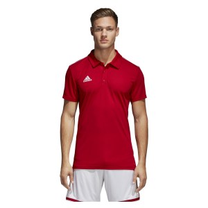 Adidas Core 18 Polo Power Red-White