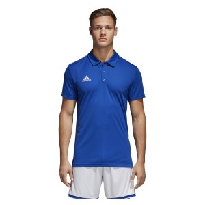 Adidas Core 18 Polo Bold Blue-White