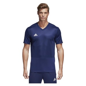 Adidas Condivo 18 Short Sleeve Shirt Dark Blue-White