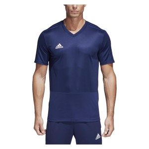 Adidas Condivo 18 Short Sleeve Shirt Dark Blue-White