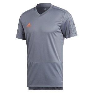Adidas Condivo 18 Short Sleeve Shirt Onix-Orange