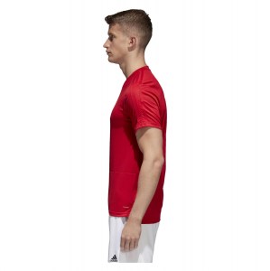 Adidas Condivo 18 Short Sleeve Shirt Power Red-White