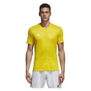Adidas Condivo 18 Short Sleeve Shirt Yellow-White