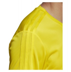 Adidas Condivo 18 Short Sleeve Shirt Yellow-White