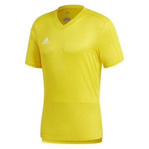 Adidas Condivo 18 Short Sleeve Shirt Yellow-White