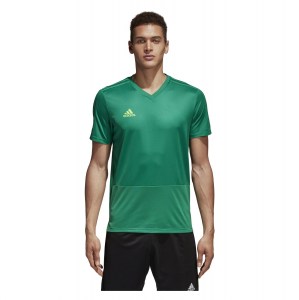 Adidas Condivo 18 Short Sleeve Shirt Bold Green-Solar Green
