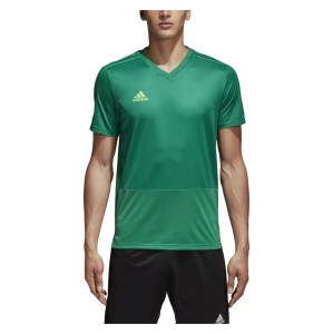 Adidas Condivo 18 Short Sleeve Shirt Bold Green-Solar Green