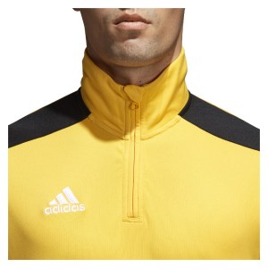 Adidas Regista 18 Quart Zip Training Top Bold Gold-Black