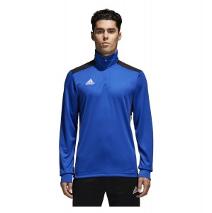 Adidas Regista 18 Quart Zip Training Top Bold Blue-Black