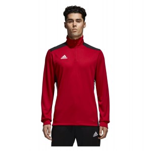 Adidas Regista 18 Quart Zip Training Top Power Red-Black