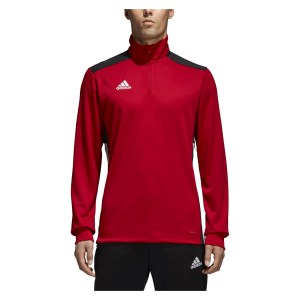 Adidas Regista 18 Quart Zip Training Top Power Red-Black