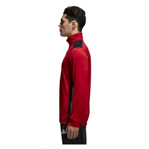 Adidas Regista 18 Quart Zip Training Top Power Red-Black