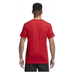 Adidas Core 18 Tee Power Red-White