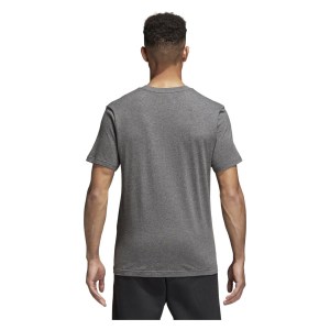 Adidas Core 18 Tee Dark Grey Heather-Black
