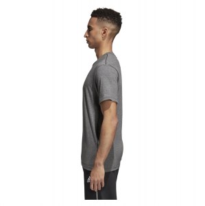 Adidas Core 18 Tee Dark Grey Heather-Black