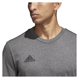 Adidas Core 18 Tee Dark Grey Heather-Black