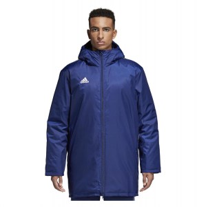 Adidas Core 18 Stadium Jacket Dark Blue-White