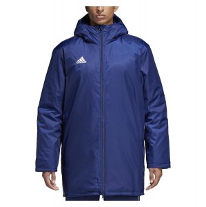 Adidas Core 18 Stadium Jacket Dark Blue-White