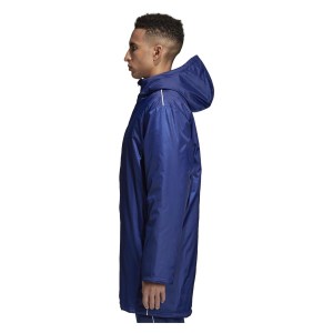 Adidas Core 18 Stadium Jacket Dark Blue-White
