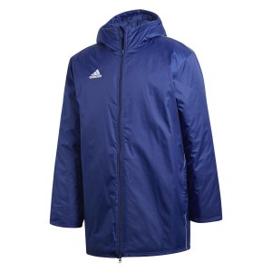 Adidas Core 18 Stadium Jacket Dark Blue-White