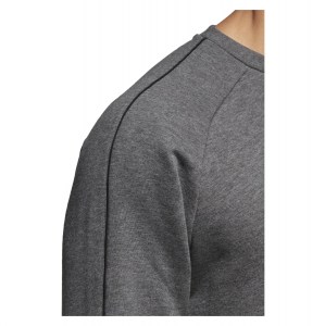 Adidas Core 18 Sweatshirt Dark Grey Heather-Black