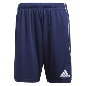 Adidas Core 18 Training Shorts - Pocketed Dark Blue-White