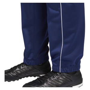 Adidas Core 18 Polyester Pants Dark Blue-White