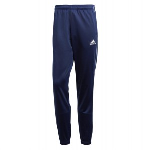 Adidas Core 18 Polyester Pants Dark Blue-White