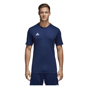 Adidas Core 18 Performance Tee Dark Blue-White