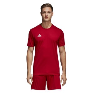 Adidas Core 18 Performance Tee Power Red-White