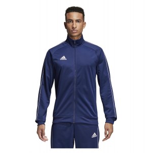 Adidas Core 18 Polyester Jacket Dark Blue-White